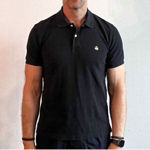 Brooks Brothers 1818 Men’s Size Large Cotton Black Performance Polo